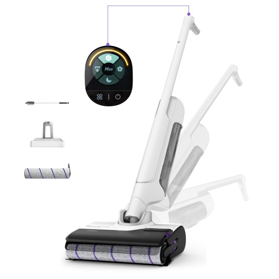 Aspirateur Laveur sans Fil Wet & Dry X-clean 10 Blc&silv