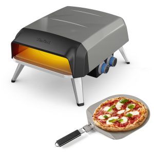 Four à Pizza à Gaz Pronto +pelle (Pierre Rotative à 360)JM412010 Tefal