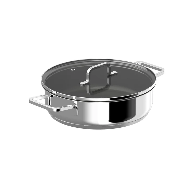 Hélix Cov. Sauteuse 2 anses 26 cm 3,80 L SS18/10