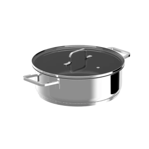 Hélix Cov. Sauteuse 2 anses 28 cm 5,50 L SS18/11 BergHOFF